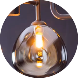 Pendente Amora Conhaque Starlux Iluminação: Original e