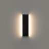 arandela led reflex retangular luz indireta externo 3000k 12w bivolt 42x115x27cm aluminio preto stella sth9740pto30 002