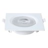 spot led embutir quadrado 6w 3000k branco 2485