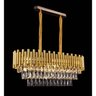 lustre pendente 28x76x26cm cristal e metal dourado e transparente sindora iluminacao dcd00455