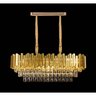 lustre pendente 28x76x26cm cristal e metal dourado e transparente sindora iluminacao dcd00460