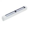 luminaria de embutir led trace irc93 3000k 125w bivolt 325x35x45cm aluminio branco stella stl22470br30