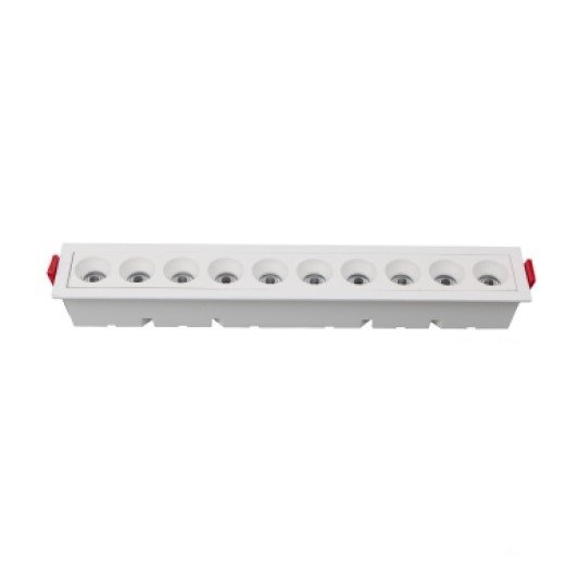 Spot de Embutir Downlight Hoskin 10 Focos 3000k 20W Bivolt 28x4