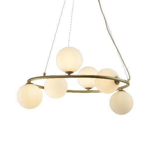 Pendente Grape Dourado Fosco Starlux Iluminação