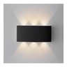 arandela led ranne facho duplo aberto externo 3000k 18w bivolt 8x16 5x4cm alum nio preto nordecor 2337 2