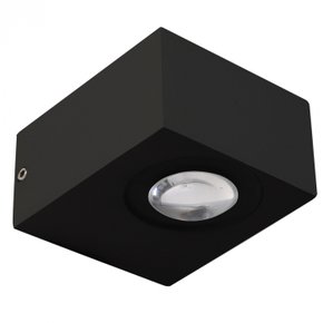 arandela led folui retangular facho duplo aberto externo 3000k 6w bivolt 53x7x83cm aluminio preto nordecor 2004