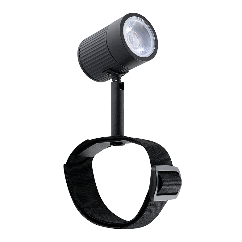 Spol com Cinta Led 7W Preto - Stella Iluminação