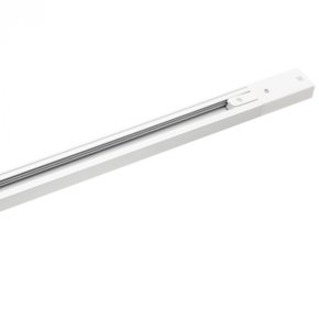 trilho eletrificado de sobrepor 1 metro aluminio branco stella sd1010br 001