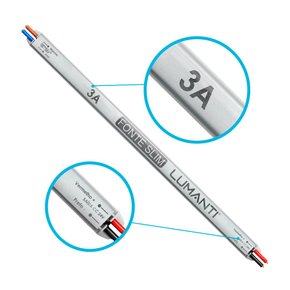 fonte slim 24v 3a 72w autovolt