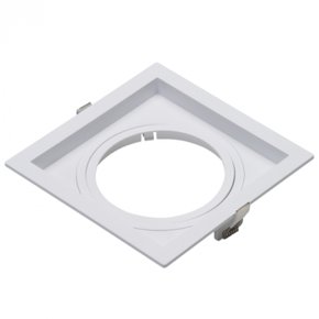 spot de embutir face recuada quadrado mini dicroica 7x7cm abs branco pix iluminacao 36506243 001