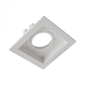 spot de embutir recuado quadrado dicroica par16 95x95x98cm termoplastico branco moon iluminacao 1061055