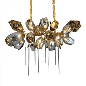 pendente 72x100cm inox e vidro bronze transparente e fume sindora iluminacao dcd01010