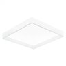 plafon de sobrepor led deep recuado quadrado 3000k 28w bivolt 35x35x45cm policarbonato branco stella stl23905br 30