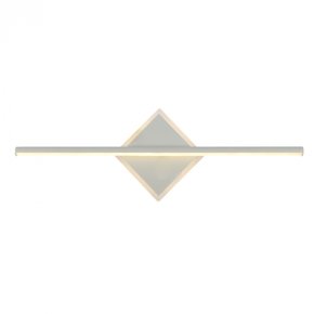 arandela led 3000k 38w bivolt 20x60x55cm metal branco sindora iluminacao dcb03077