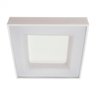 plafon de sobrepor led belize quadrado direita e indireta 3000k 164w bivolt 27x27x85cm aluminio e acrilico usina 1901027led3