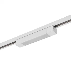 modulo led duli para trilho 3000k 10w bivolt 21x4x35cm aluminio e policarbonato branco nordecor 6348 03