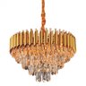 lustre pendente 50x35cm cristal e metal dourado e transparente sindora iluminacao dcd00797
