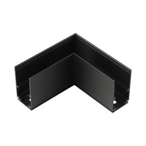 acessorio mag conector l para perfil de sobrepor preto gaya 1965