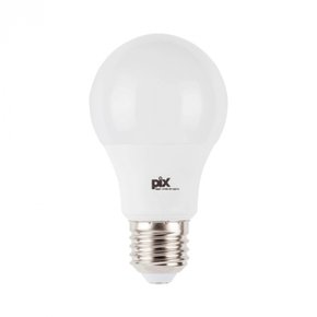 lampada led bulbo e27 3000k 9w bivolt pix iluminacao 36504611