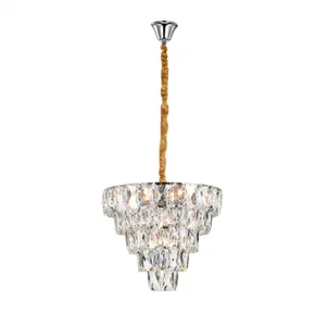 pendente nero 50x40cm cristal e metal transparente e cromado skylight sky 3101