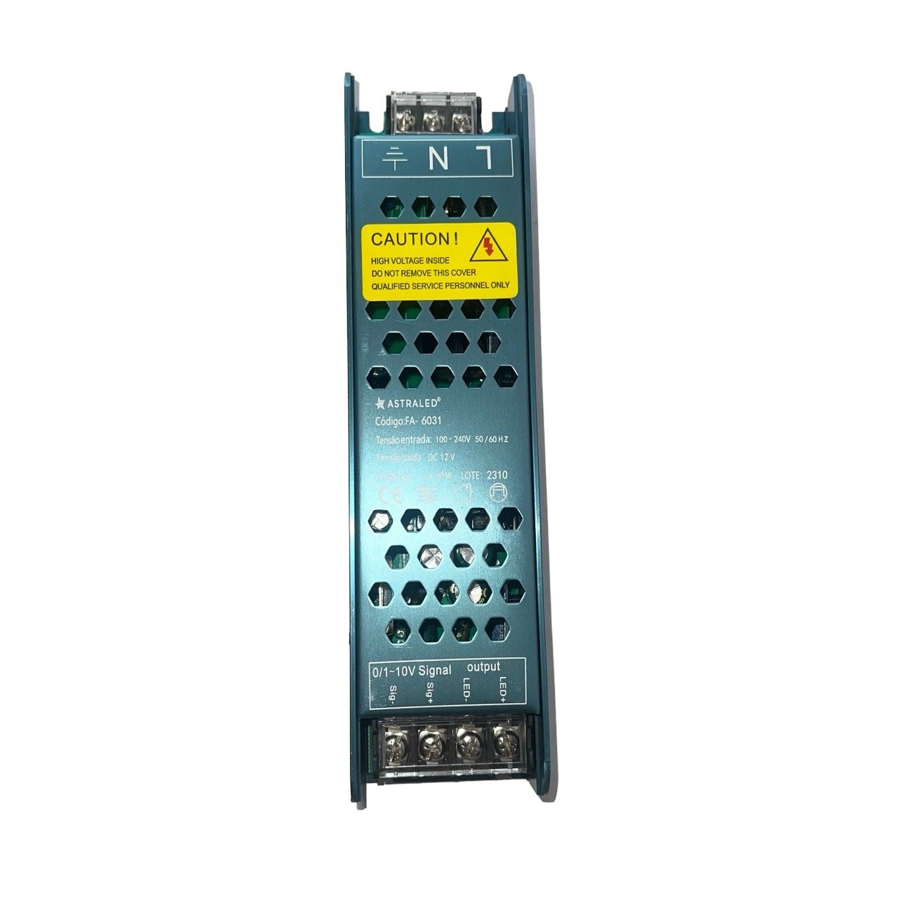 Fonte Driver Slim Dimerizável 12V 60W 5A Bivolt (Triac 0-10V