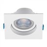 spot de embutir led easy recuado quadrado 30 3000k 7w bivolt 117x117x65cm abs branco stella sth21930br 30 4