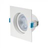 spot de embutir led easy recuado quadrado 30 3000k 7w bivolt 117x117x65cm abs branco stella sth21930br 30 3