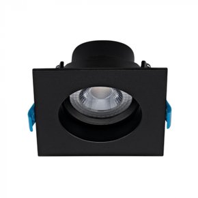 spot de embutir led easy recuado quadrado 34 3000k 45w bivolt 95x95x59cm abs preto stella sth21920pto 30