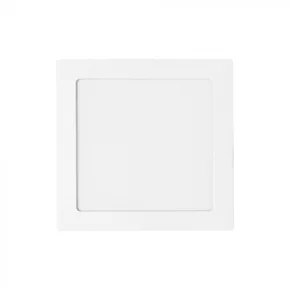 painel luminaria de embutir led eco quadrado 3000k 12w bivolt 17x17x25cm policarbonato branco stella sth9952q 30