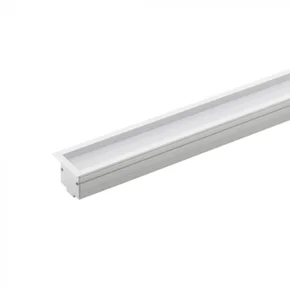 perfil de embutir led archi recuado linear 1 metro irc 93 2700k 23w m 24v aluminio branco stella sth20991br 27