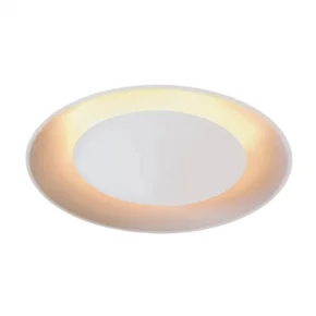 luminaria de embutir eclipse curvo redondo halopin 33x11cm aluminio usina 2313