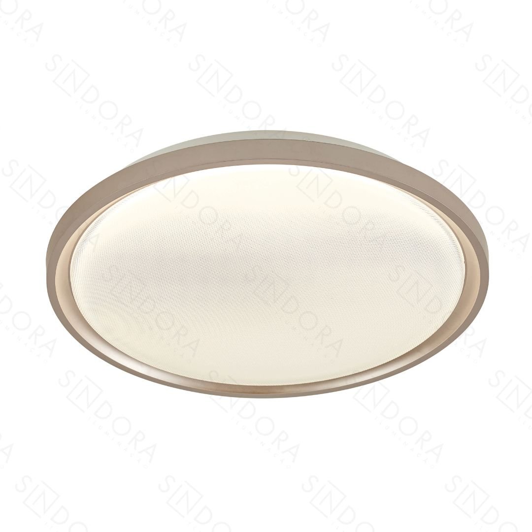 Keonjinn Specchio Rotondo A LED Con Luce Dimmerabile – 28 Cm, Oro, 3 Temperature, Antiappannamento