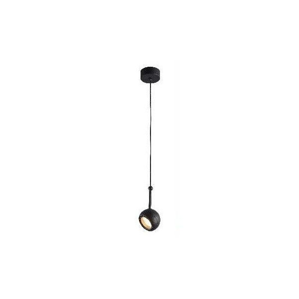 PENDENTE AKIS - PRETO FOSCO - ø6xH12CM - LED 5W - 2700K - BIVOLT