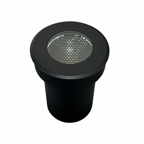 Embutido de Solo Chão LED Zyon c/ Antiofuscante 3000K 5W Inox