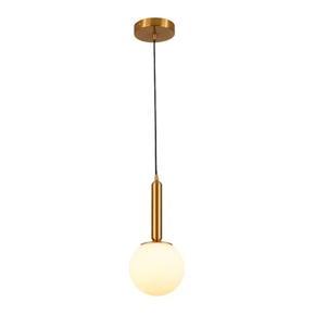 LIGHT OF HOPE アスイリス 100g Lustre Pendente Basic Bivolt Ø15x33cm Halopin 1xG9 Dourado