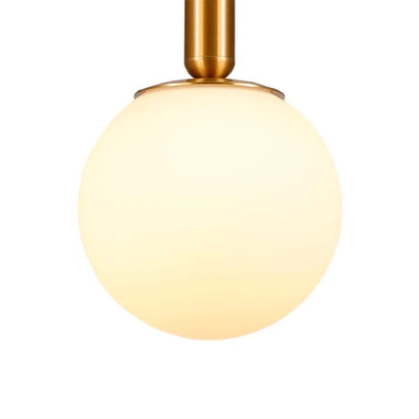 Lustre Pendente Basic Bivolt Ø15x33cm Halopin 1xG9 Dourado