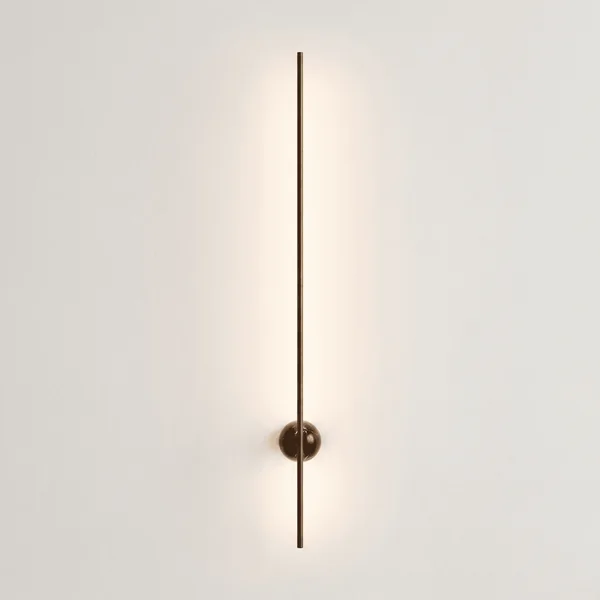 Arandela LED Berin Indireta 120cm 17w 3000k 12v Alumínio, Madeira