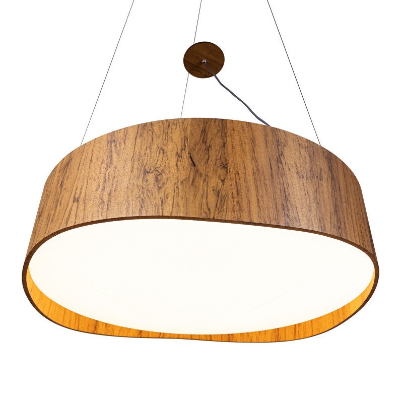 Pendente LED Horizon 22cm x 70cm Madeira e Acrílico - Accord 1589LED